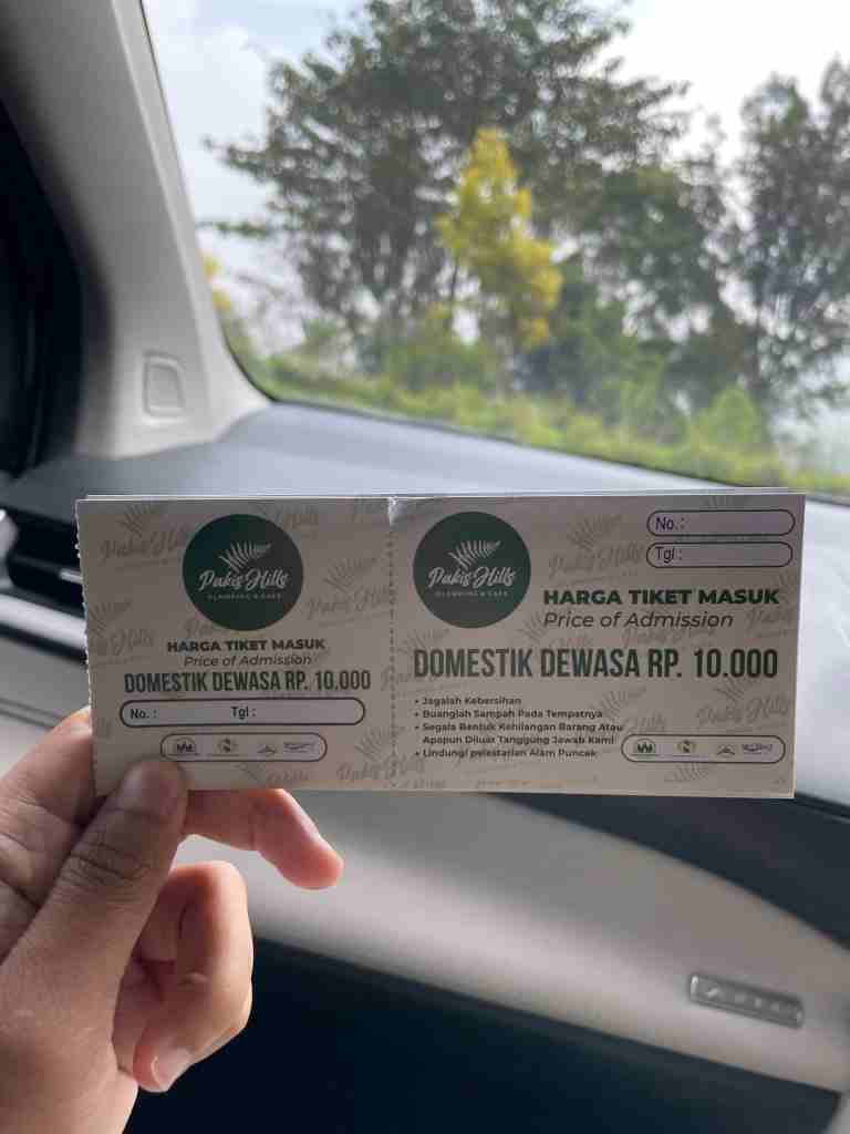 Tiket Masuk Pakis Hills