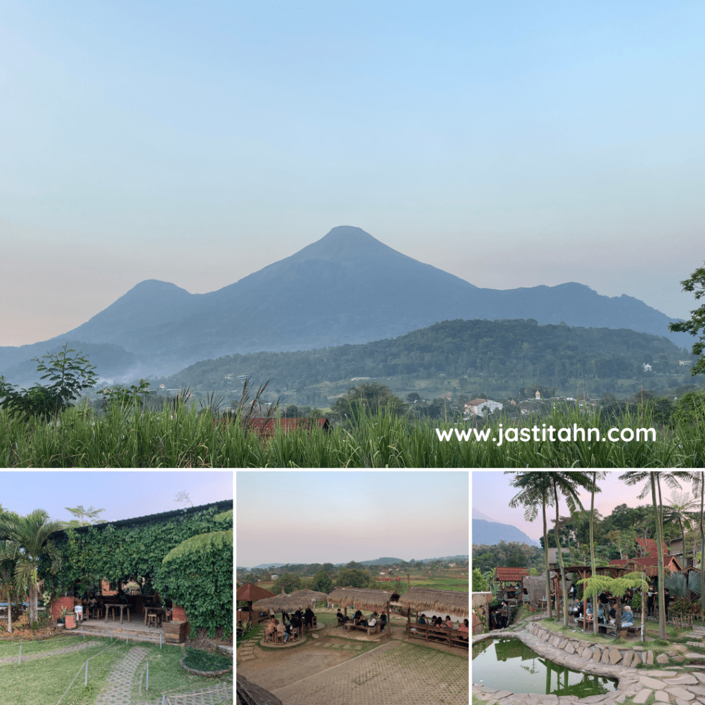 Gartenhütte. Kaffee und Aussicht